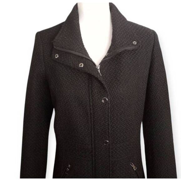 I.N.C. INTERNATIONAL CONCEPTS BLACK COAT SZ.S EUC *HOOD NOT INCLUDED* - Picture 3 of 9